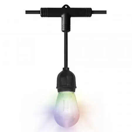 Mega-Angebot 7,5m OSRAM Smart+ WiFi Outdoor Lichterkette Stringlight mit 12 LED-Lampen mit warmweißem oder buntem Licht