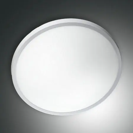 Schlichte Plaza Deckenleuchte ø30cm Weiss Fabas Luce Heißes Angebot