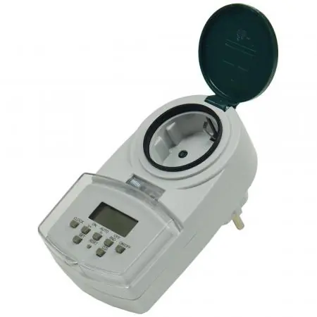 Neu ChiliTec digitale Wochen-Zeitschaltuhr "DAZ-7" IP44, max. 2000W / 8,7A