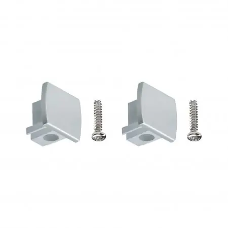 Neue Ware Paulmann 95496 URail Universal Endcap 2er Pack Chrom