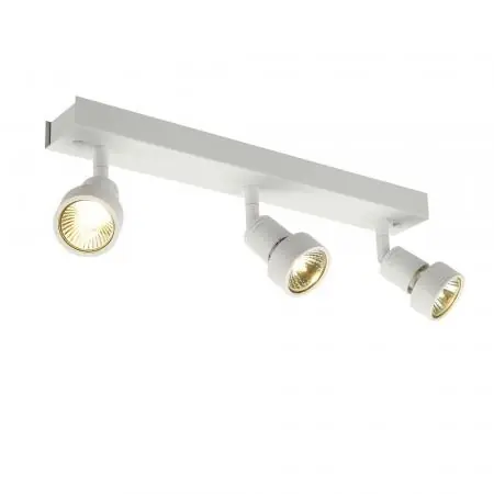 SLV 147381 PURI 3-flammiger Deckenstrahler in mattweiss mit Decoring Geprüft