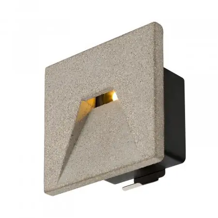 Finale Aktion SLV 1006406 CONCRETO EL Wandeinbauleuchte grau 3.2W 45lm 3000K