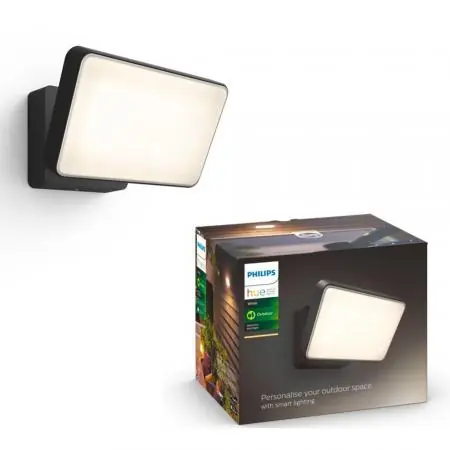 Neu Im Sortiment Philips Hue White Welcome LED Außen Flutlicht in schwarz IP44 ZigBee