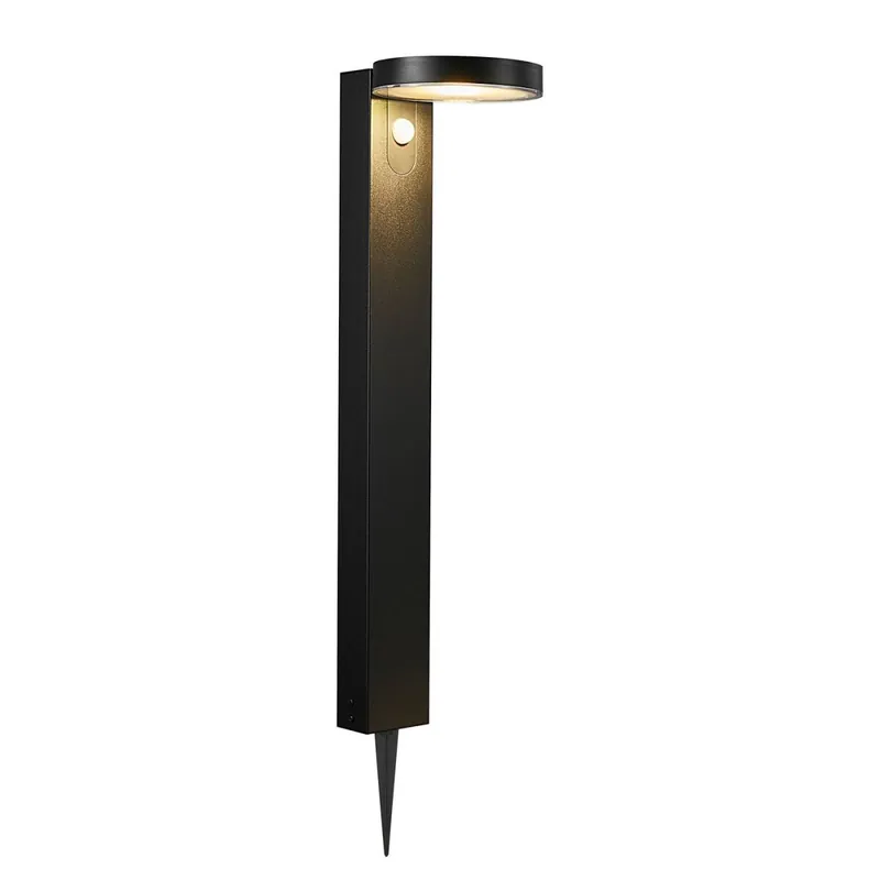 Pollerleuchte Rica Round Sensor Schwarz Must-Have