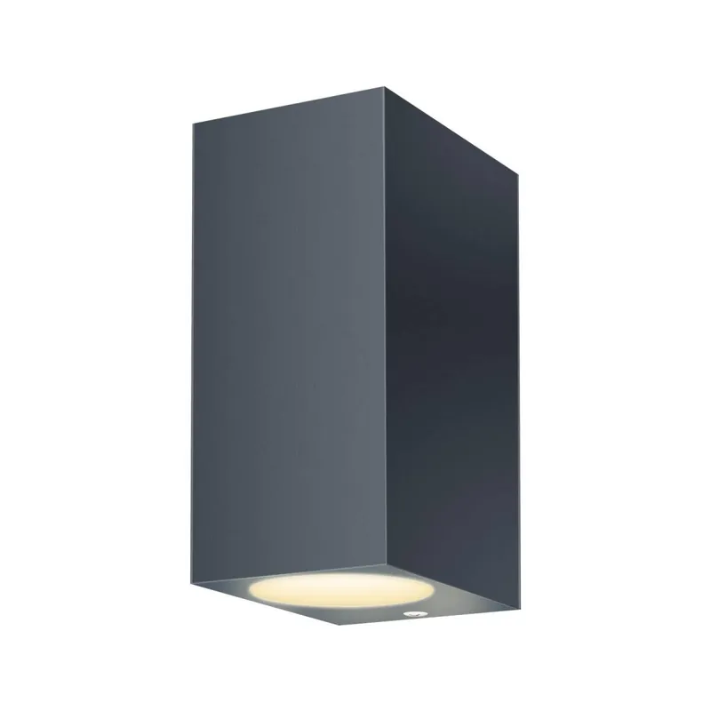Metzler LED Wandleuchte 6 Anthrazitgrau RAL 7016 pulverbeschichtet und warmweiß Geprüft