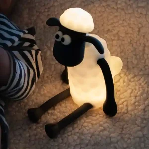 Sonderangebot Niermann Nachtlicht SHAUN DAS SCHAF per USB aufladbar, dimmbar, 7 Lichtfarben, Höhe 14cm