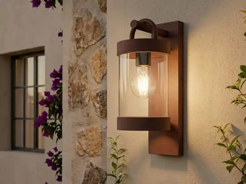 Jetzt Bestellen Trio Leuchten Außenwandleuchte SAMBESI Laterne im Landhausstil, Rostoptik, Höhe 33cm