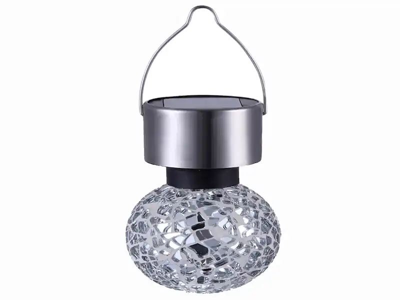 Schnäppchen Globo Mosaik Solarleuchte - LED Gartenlaterne zum Aufhängen