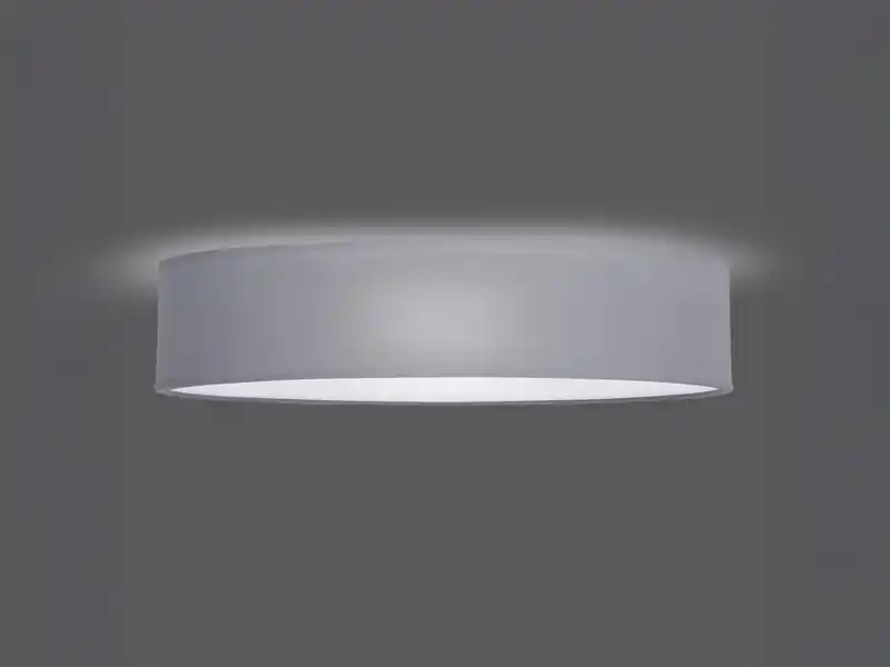 Knallerangebot Smartwares LED Deckenleuchte Stoff Grau / Abdeckung satiniert, Ø 50cm