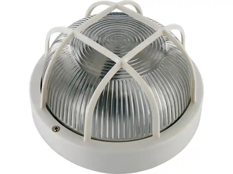 ELRO Kellerleuchte rund, weiß, mit Schutzgitter, bis max. 60W Sofort Bestellen