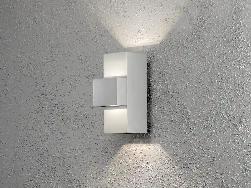 Schnäppchen Konstsmide Graue Wandleuchte IMOLA, Up/Down-light, 9 Watt HP-LED, IP54