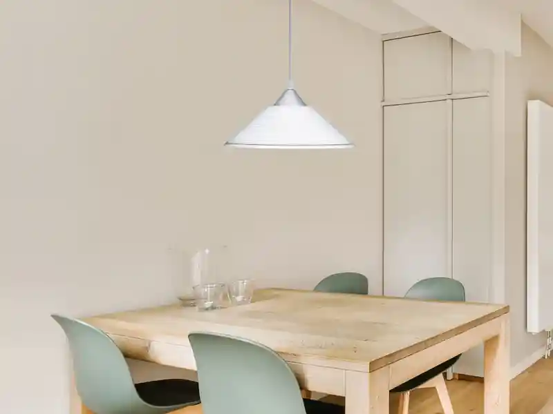 meineWunschleuchte Skandinavische LED Pendelleuchte mit Glas Lampenschirm, Ø 30cm Schnäppchen