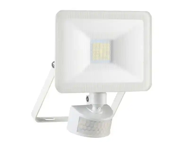 Preiswert ELRO LED Flutlichtstrahler mit Bewegungsmelder Weiß, 10 Watt, IP54