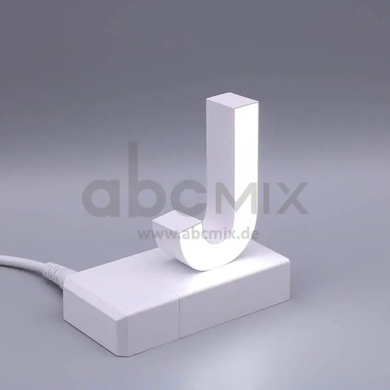 LED Buchstabe Click J 75mm Arial 6500K weiß Top-Seller