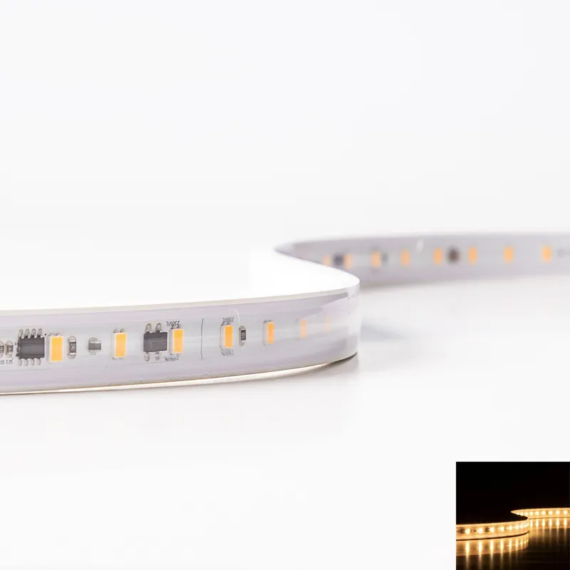 HighVoltage Pro+ Super Warmweiß 230V LED Streifen 25M 14W/m 72LED/m 15,5mm IP65 2700K Direkt Vom Hersteller