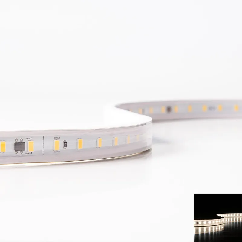 Schnäppchen HighVoltage Pro+ Neutralweiß 230V LED Streifen 25M 14W/m 72LED/m 15,5mm IP65 4000K