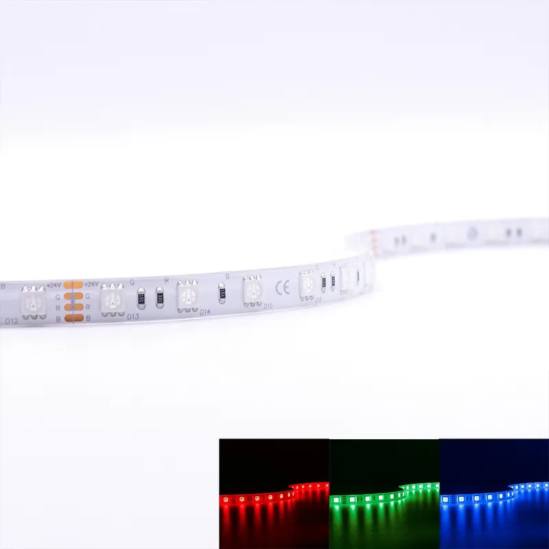 Mega-Angebot Strip RGB 24V LED Streifen 7,5M 14,4W/m 60LED/m 10mm IP65 Farbwechsel