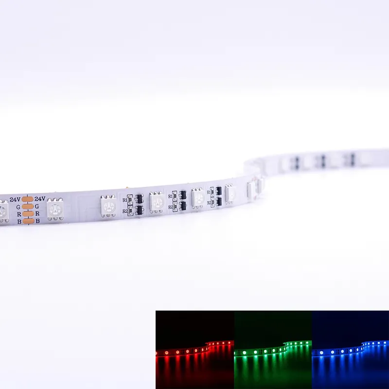 Ausverkauf Strip RGB 24V LED Streifen 20M 8W/m 60LED/m IP20 Farbwechsel