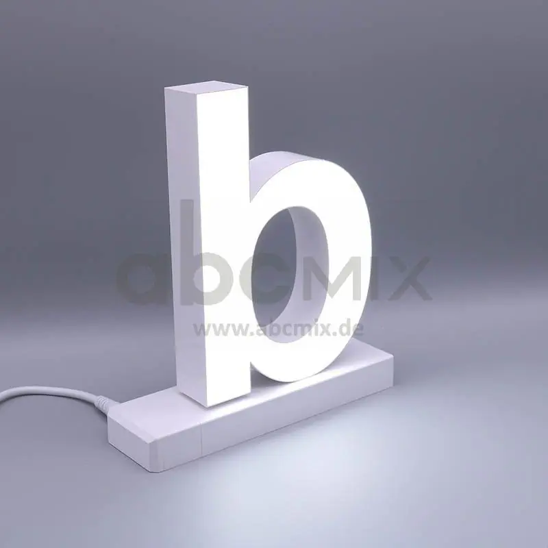 Kracherpreis LED Buchstabe Click b für 175mm Arial 6500K weiß