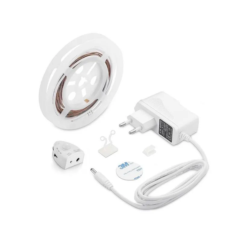 Garantierte Lieferung LED Bettlicht Set mit Bewegungssensor Ein/Aus dimmbar warmweiss