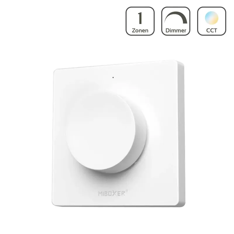 Abverkauf MiBoxer Wandschalter / Dimmer Dimmen Schalten batteriebetrieben K1