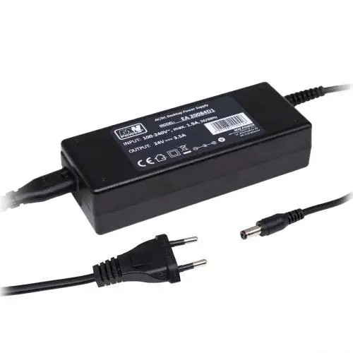Neue Kollektion Tischnetzteil schwarz 42W 24V 3,5A Hohlstecker 5.5/2.1mm EU-Plug Festspannung
