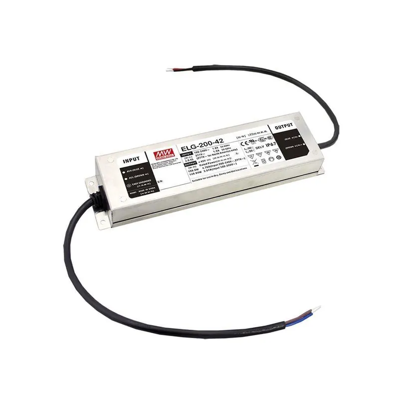 Neuheit Mean Well ELG-200-24DA-3Y LED Netzteil 201,6W 24V 8,4A IP67 Schaltnetzteil CV