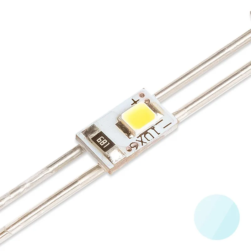 LED Module SMD2835 2 Chip 12V 0,24W 38LED/m 5 Meter - Lichtfarbe Kaltweiß 5500K Letzte Chance