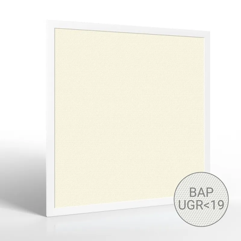 LED Panel 62x62cm 40W UGR19 110lm/w Rahmen weiß - Lichtfarbe Warmweiß 3000K Wochenendangebot