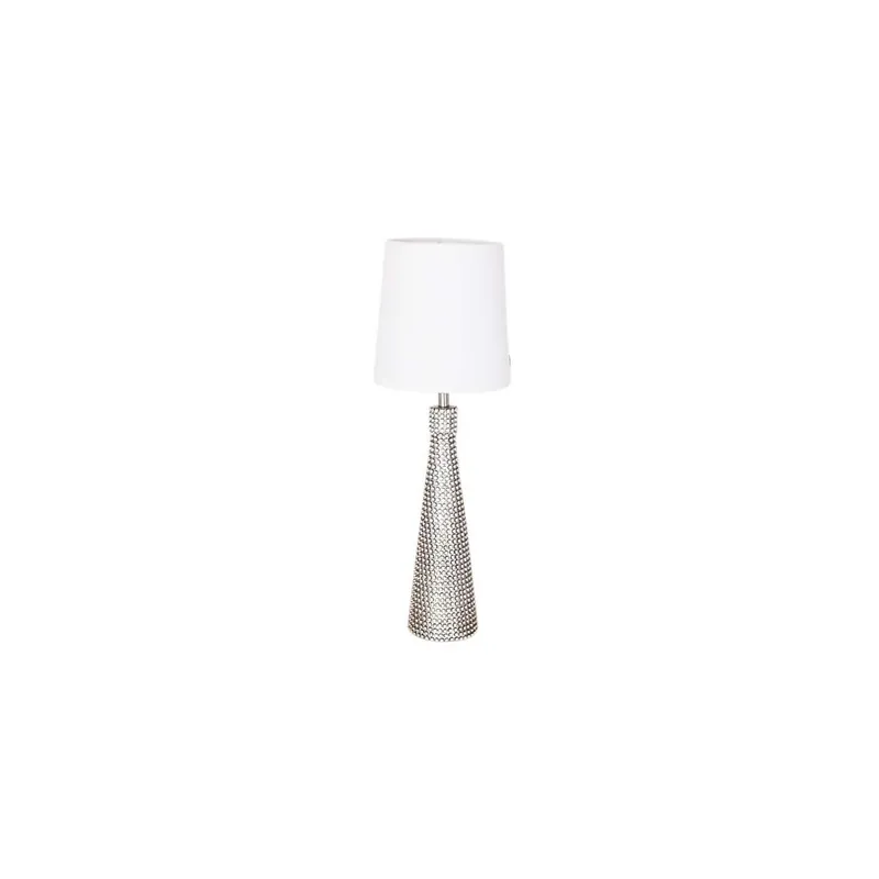 By Rydens Lofty Slim H 54 cm satin/Schirm weiß Tischleuchte Sonderaktion