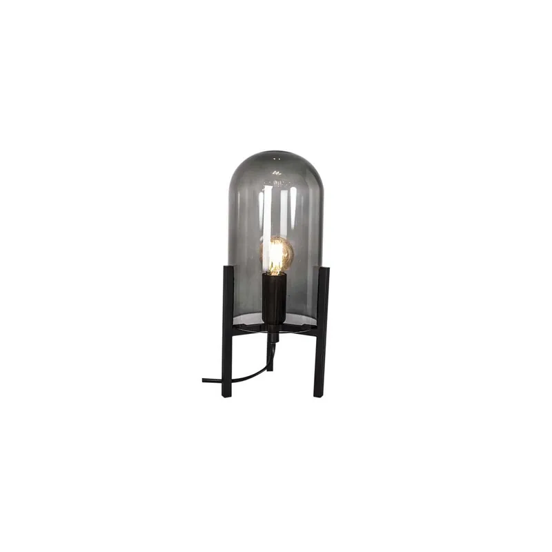 By Rydens Smokey H 30 cm schwarz matt/rauchgrau Tischleuchte Schneller Versand
