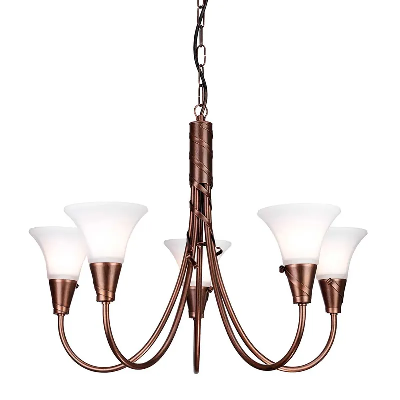 Jetzt Bestellen Elstead Lighting Emily Kronleuchter E14 Kupfer Patina