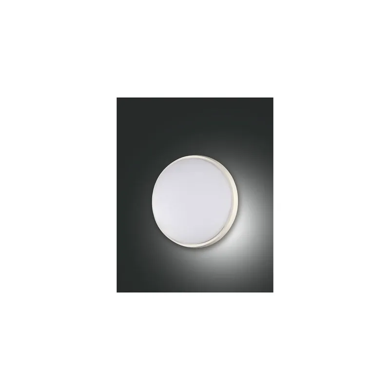 Fabas Luce Olly Deckenleuchte LED 10W Aluminium und Polycarbonat Weiss Must-Have