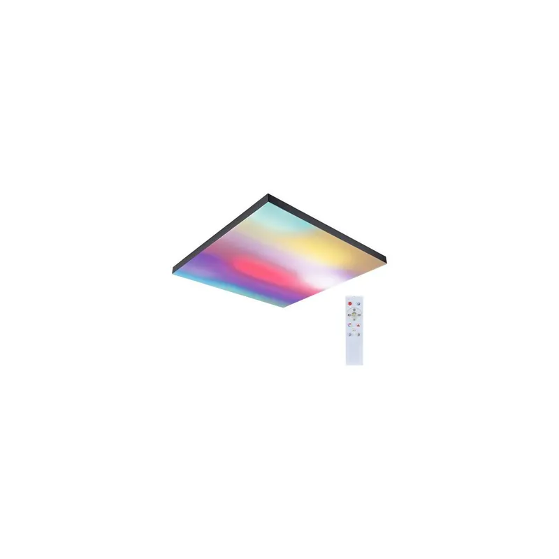 LED Panel Velora Rainbow dynamicRGBW eckig 595x595mm 3000 - 6500K Schwarz dimmbar Preisknaller