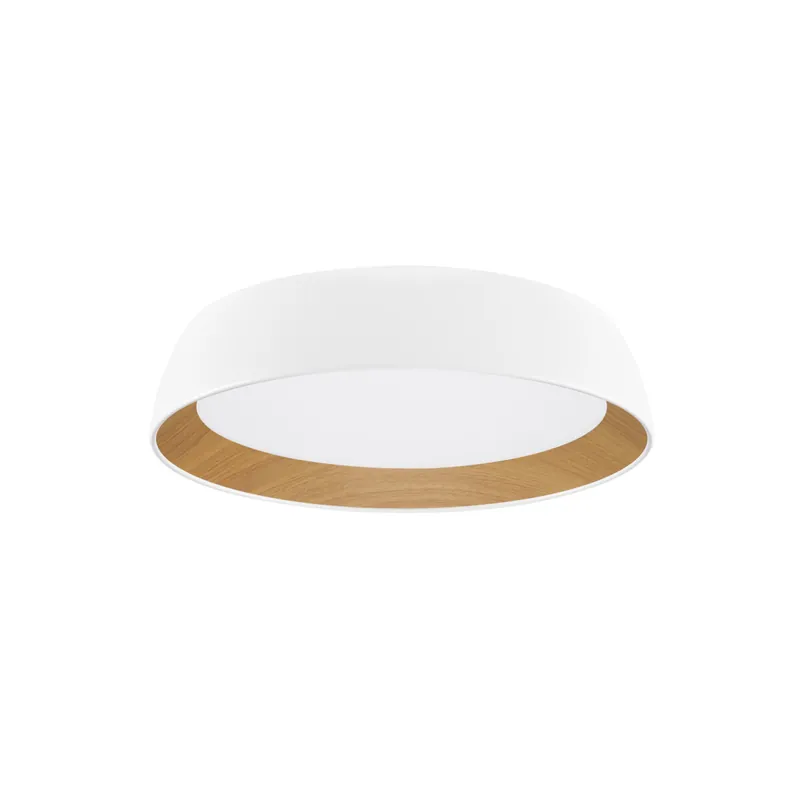 Nova Luce 9030502 SIGI Deckenleuchte Weiß/Holz Online Kaufen