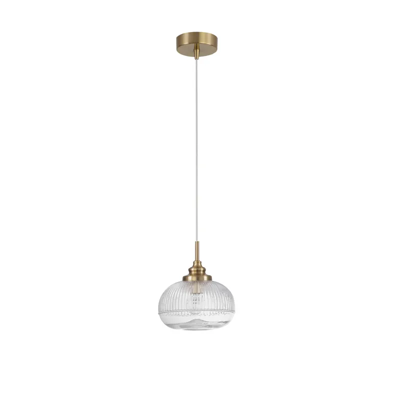 Nova Luce 9738211 Mond E14 Pendelleuchte Gold, Transparent Kracherpreis
