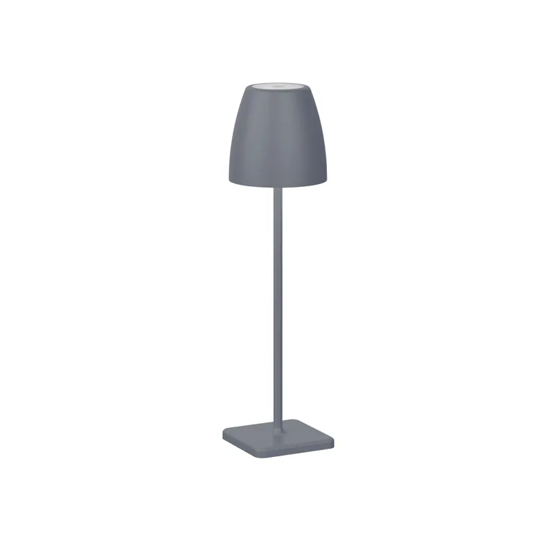 Neuheit Nova Luce Colt 9223997 Tischleuchte IP54 Dunkel Grau