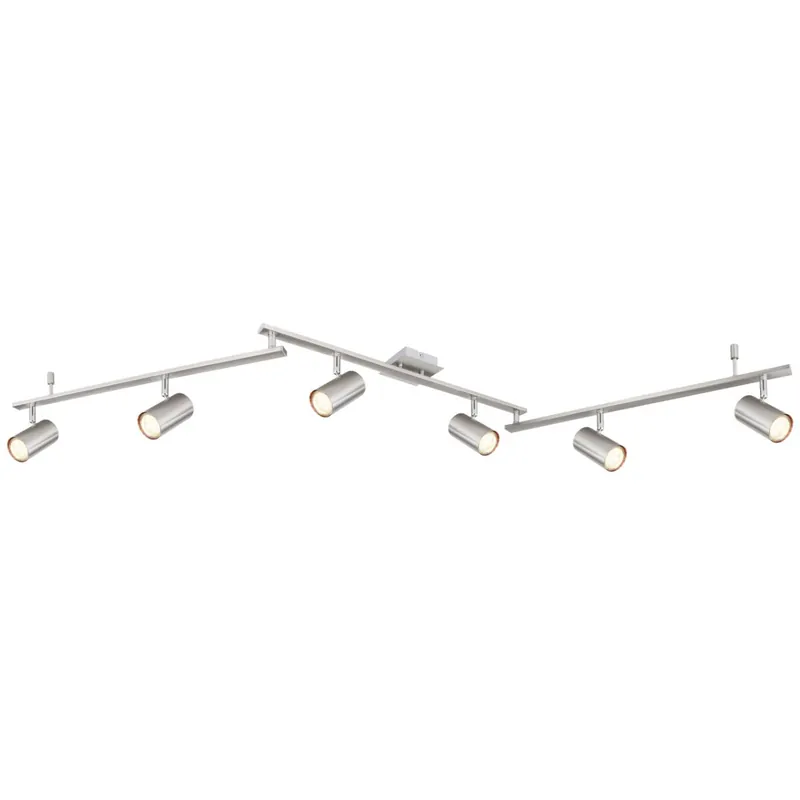 Neue Ware Robby Strahler Metall Nickel Matt, 6X Gu10