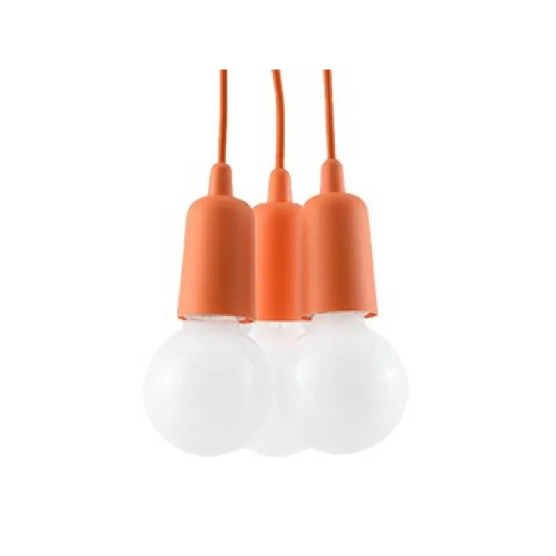 Online Kaufen Sollux SL.0585 Pendelleuchte DIEGO 3 orange