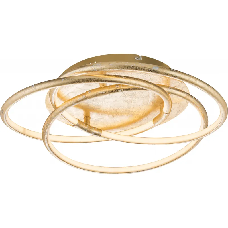 Preisknaller Barna Deckenleuchte Aluminium Goldfarben, Led