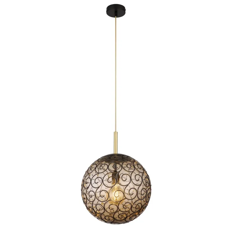 Fitz Hängeleuchte Metall Schwarz Matt, 1X E27 Led Preiswert