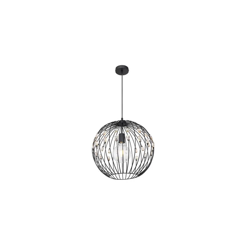 Hanako Hängeleuchte Metall Schwarz Matt, 1X E27 Angebot