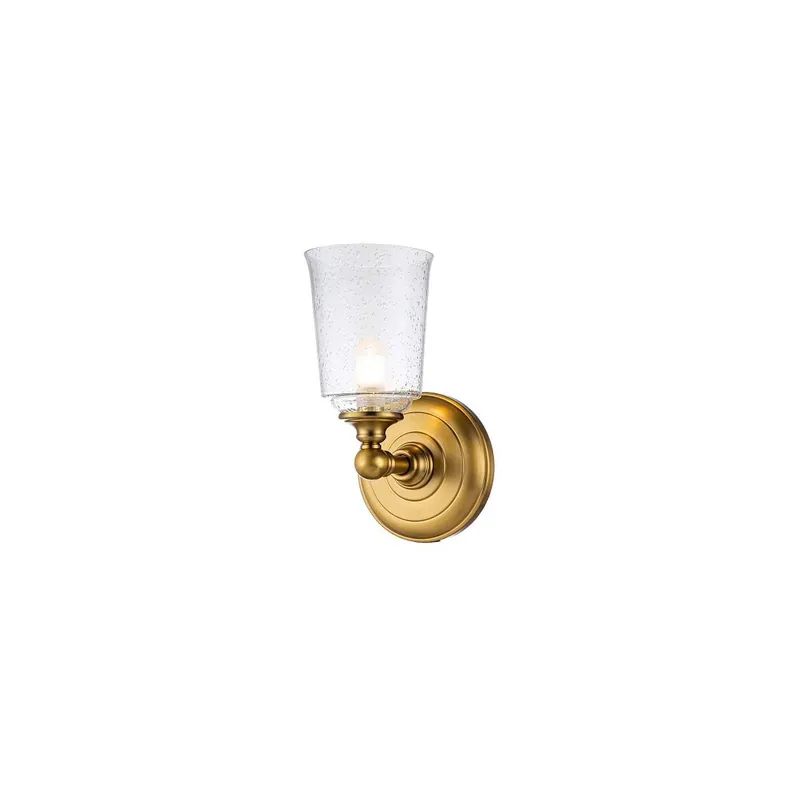 Top-Angebot Huguenot Lake 1-flammige Wandleuchte messing