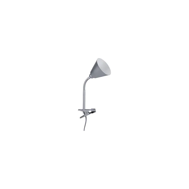 Klemmleuchte Vitis Flexarm Schnurschalter Grau 230V E14 Top-Seller