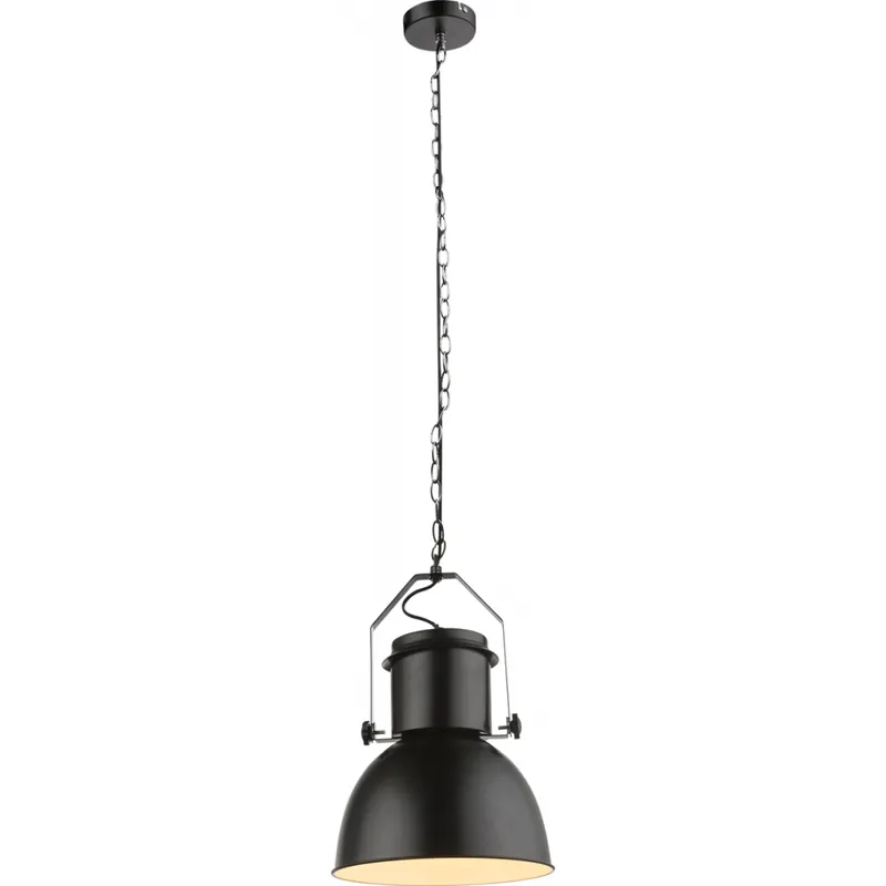 Angebot Kutum Hängeleuchte Metall Schwarz Matt, 1X E27