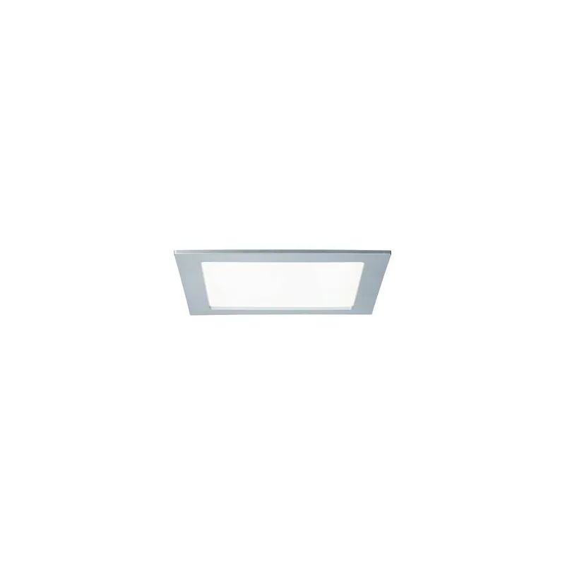 Meistverkauft LED Einbaupanel IP44 eckig 220x220mm 4000K Chrom matt