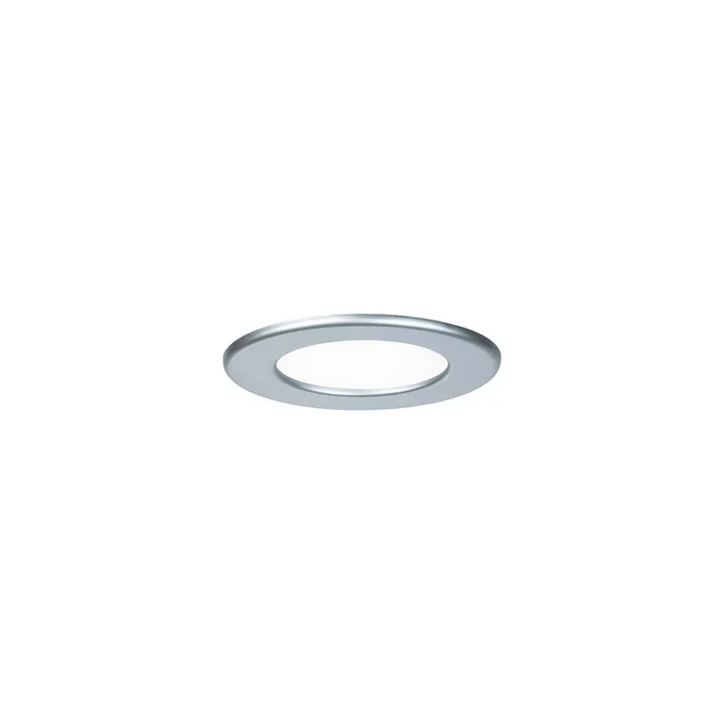 LED Einbaupanel IP44 rund 115mm 4000K Chrom matt Ausverkauf