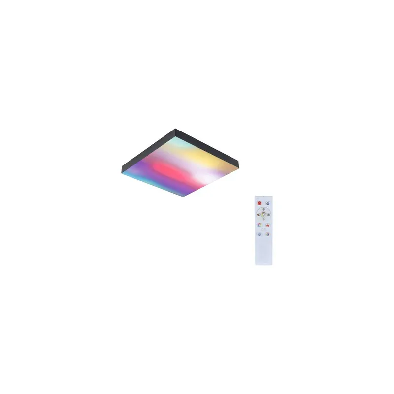 LED Panel Velora Rainbow dynamicRGBW eckig 295x295mm 3000 - 6500K Schwarz dimmbar Garantierte Lieferung