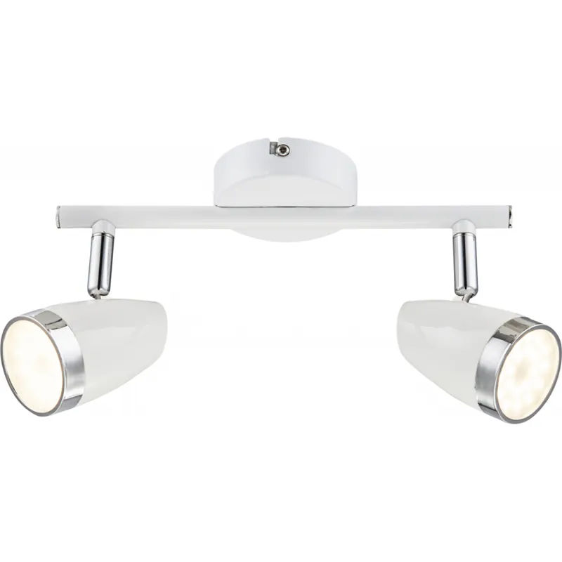 Nur Für Kurze Zeit Minou Strahler Metall Weiß, 2X Led