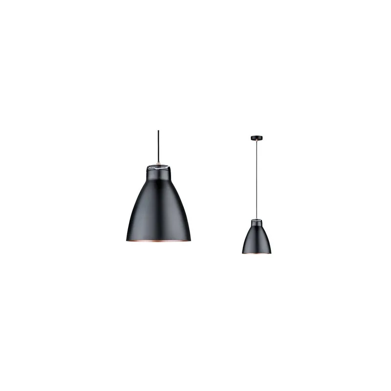 Mega-Angebot Neordic Pendelleuchte Roald E27 max. 20W Schwarz matt Kupfer matt dimmbar Metall Marmor
